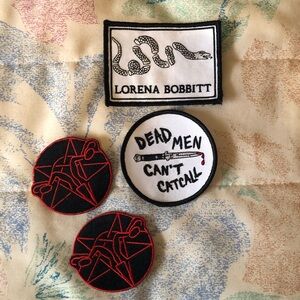 Lot of Feminist Punk Patches